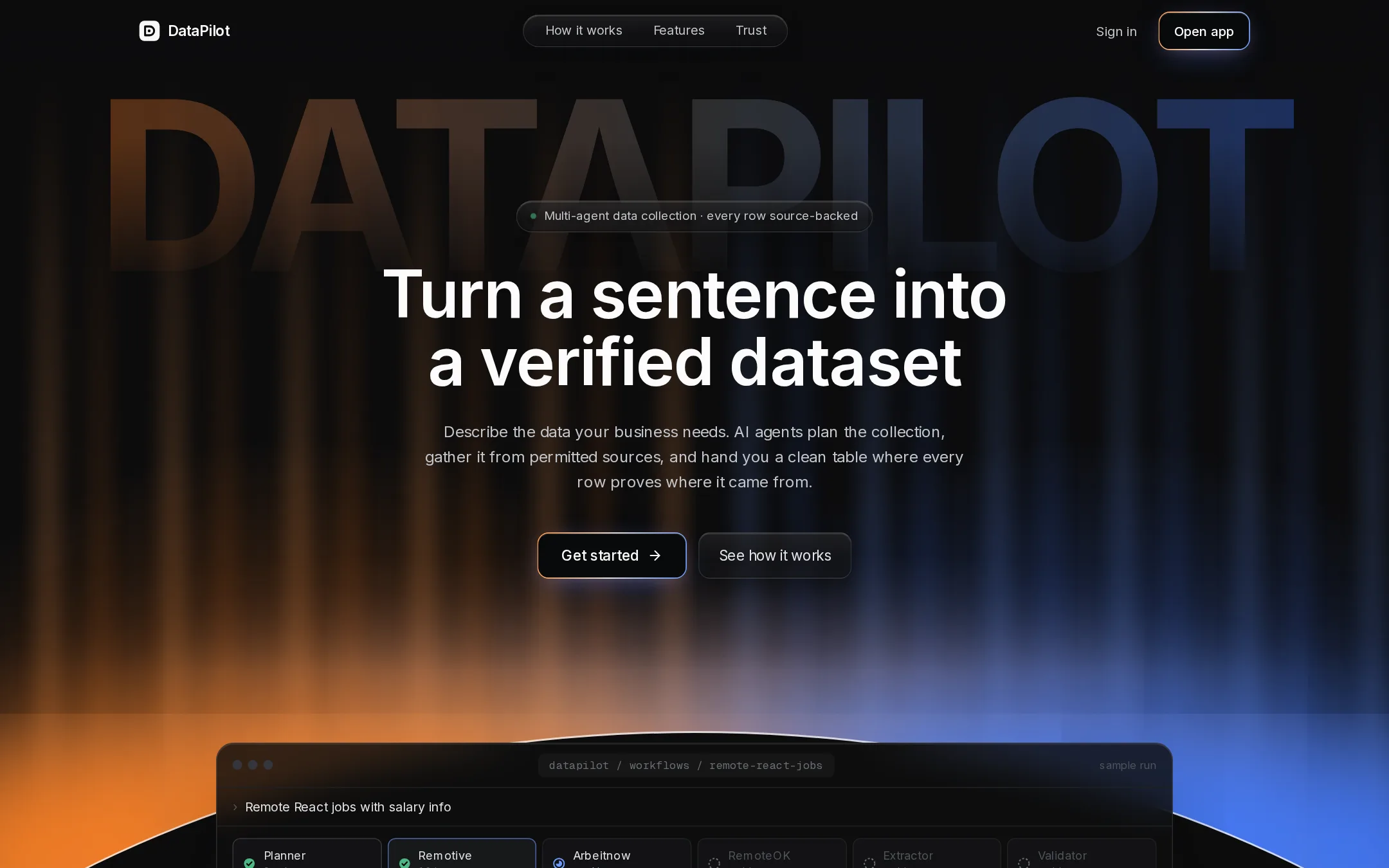 DataPilot screenshot